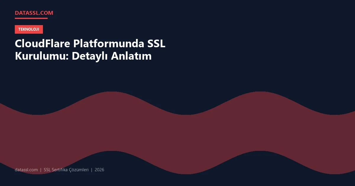 CloudFlare Platformunda SSL Kurulumu: Detaylı Anlatım