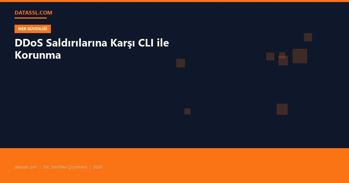 DDoS Saldırılarına Karşı CLI ile Korunma
