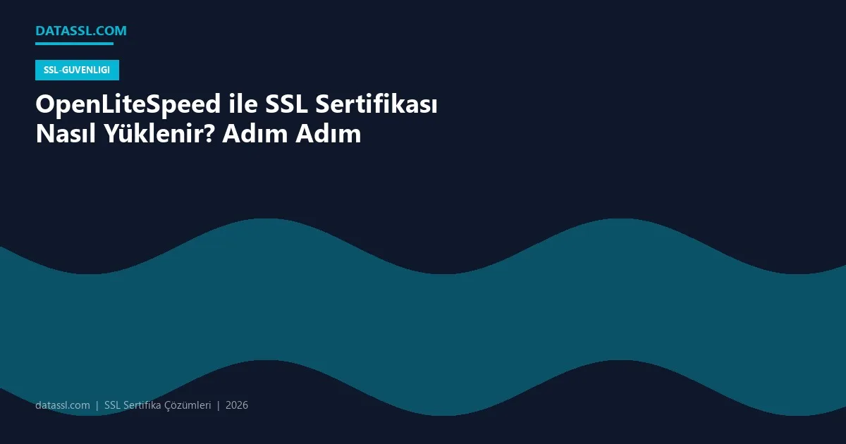 OpenLiteSpeed ile SSL Sertifikası Nasıl Yüklenir? Adım Adım
