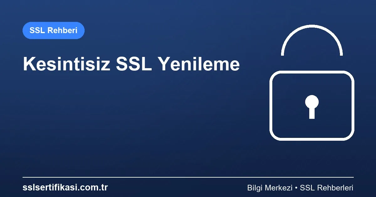SSL Sertifikası Yenileme Rehberi: Performans