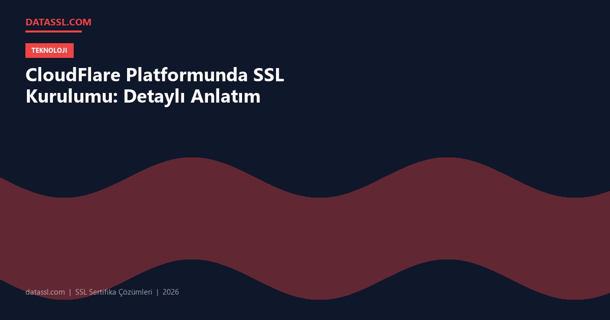 CloudFlare Platformunda SSL Kurulumu: Detaylı Anlatım