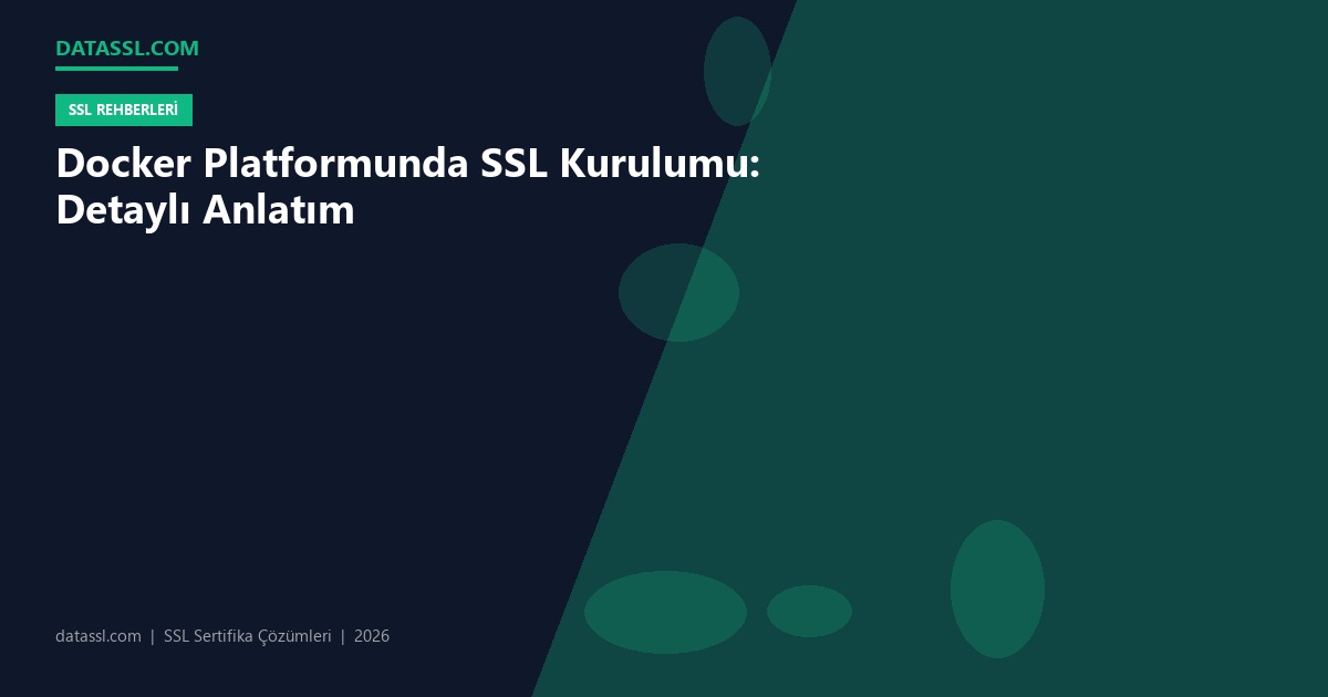 Docker Platformunda SSL Kurulumu: Detaylı Anlatım