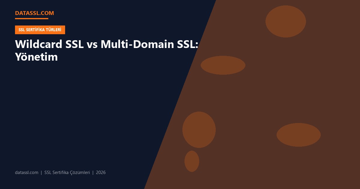 Wildcard SSL vs Multi-Domain SSL: Yönetim